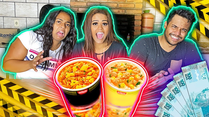 O ÚLTIMO A PARAR DE COMER MIOJO GANHA !!!