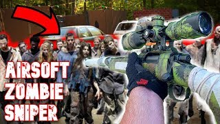 Airsoft Sniper DESTROYS Zombies! (SILENT SNIPER) screenshot 1