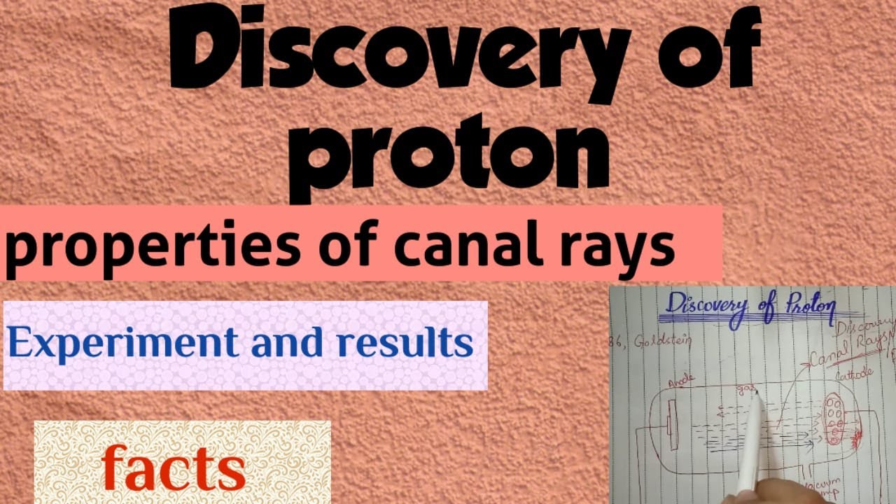 discovery of proton canal rays properties of canal rays diagram