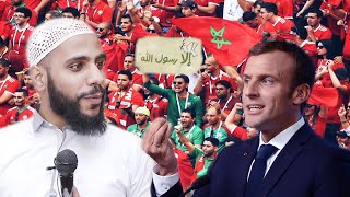 شاهد ماذا قال محمود الحسنات عن النتخب المغربي ورسالته الى ماكرون