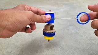 How to make Beyblade with launcher | Spinning top