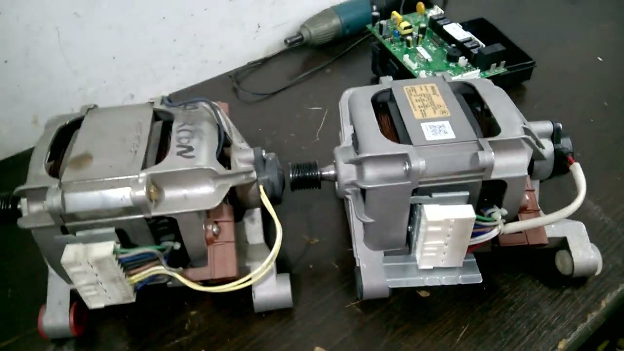 Motor de lavarropas Samsung eco . Mucho cuidado!!!!! no todos son iguales las conexiones eléctricas