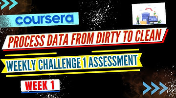 Coursera - Process Data from Dirty to Clean- Week 1-Weekly challenge 1 assessment