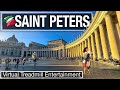 Rome Italy Walking Tour - Inside St. Peter's Basilica - City Walks Virtual Walking Tours of Cities