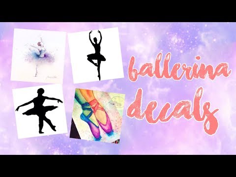 Roblox Bloxburg Ballerina Decal Ids Youtube - 