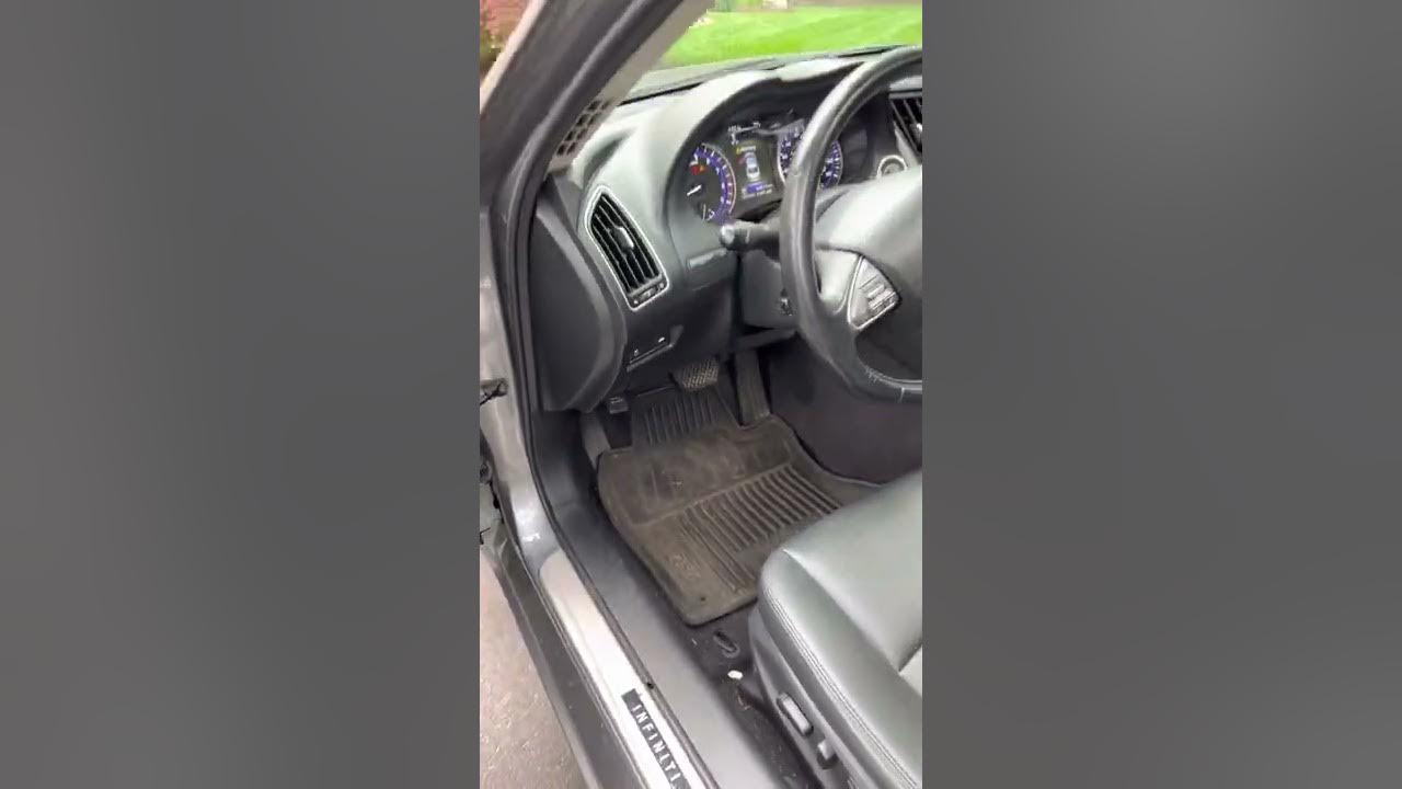 Infiniti Q50 interior water leak FIX from a clogged sunroof drain tube