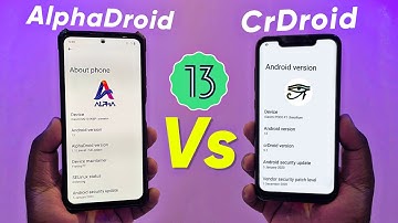 CrDroid 9.0 Vs AlphaDroid 1.1 Comparison - New Features & Review - Android 13🔥
