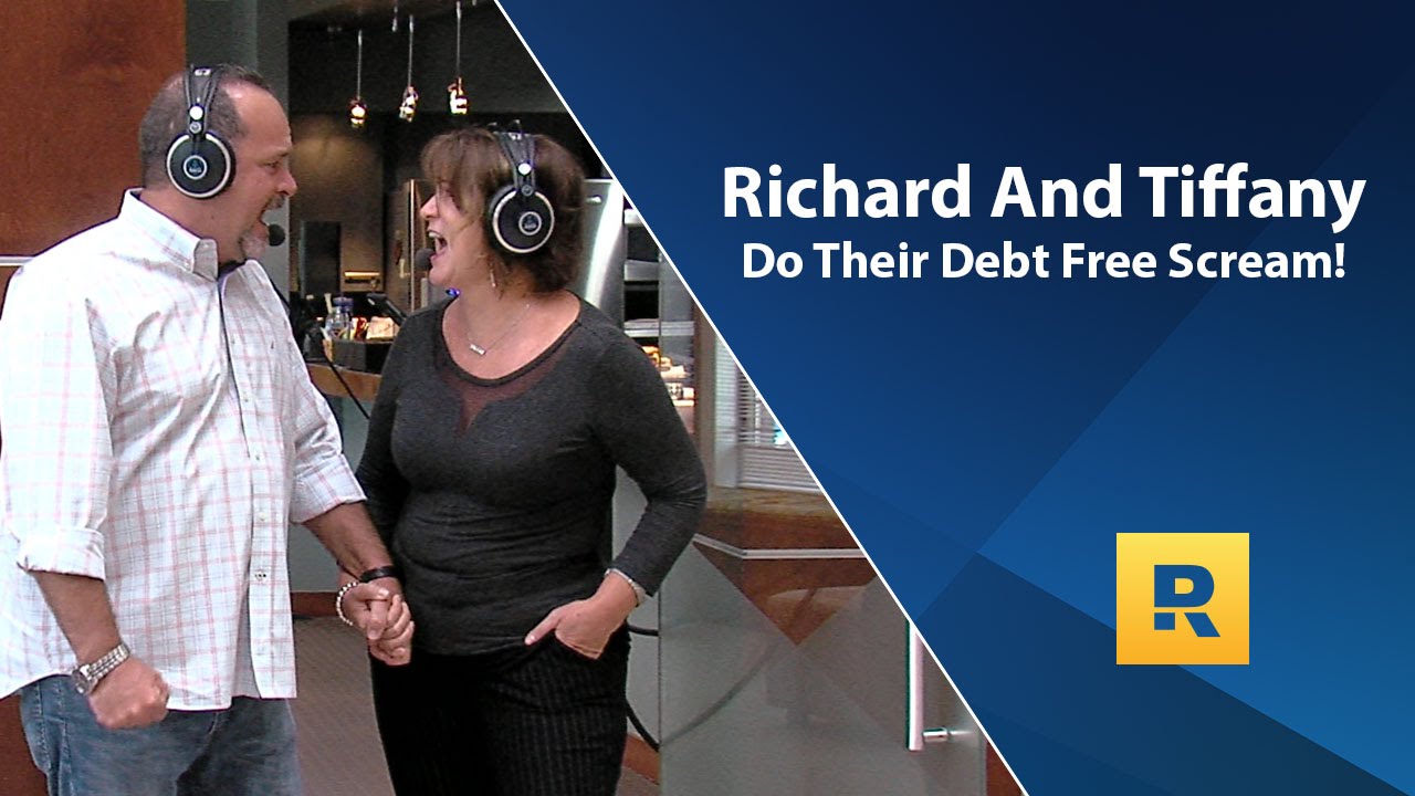 Richard and Tiffany Do Their Debt Free Scream!