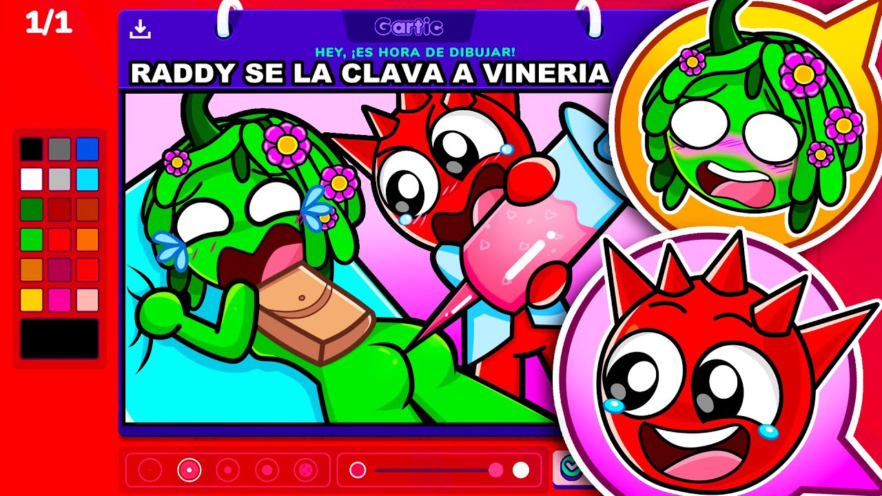 RADDY se la CLAVA a VINERIA en GARTIC PHONE 🤣🎨