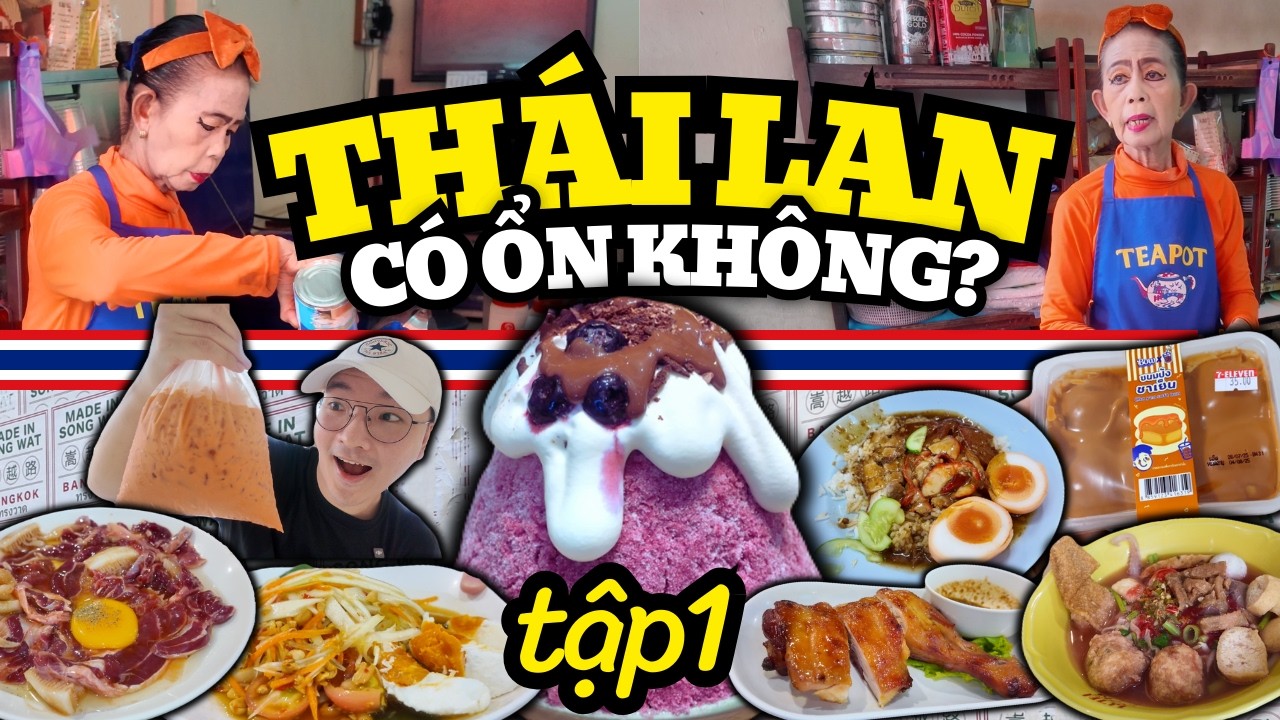 THÁI LAN DẠO NÀY RA SAO? TRÀ SỮA THÁI DÌ MÔI ĐỎ, SONG WAT, JODD FAIRS MỚI | DU LỊCH THÁI LAN 2025