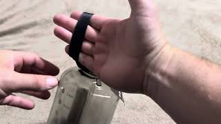 Real Review of Aquafit Half Gallon Water Bottle with Time Marker