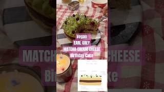 I made an Earl Grey, Matcha tea birthday cake for @omogirii  (Vegan 🌱) #shrek