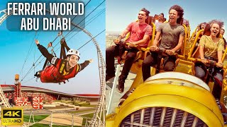 Ferrari World Abu Dhabi | All Rides and Attractions | Ultimate Family Fun Destination | 4K