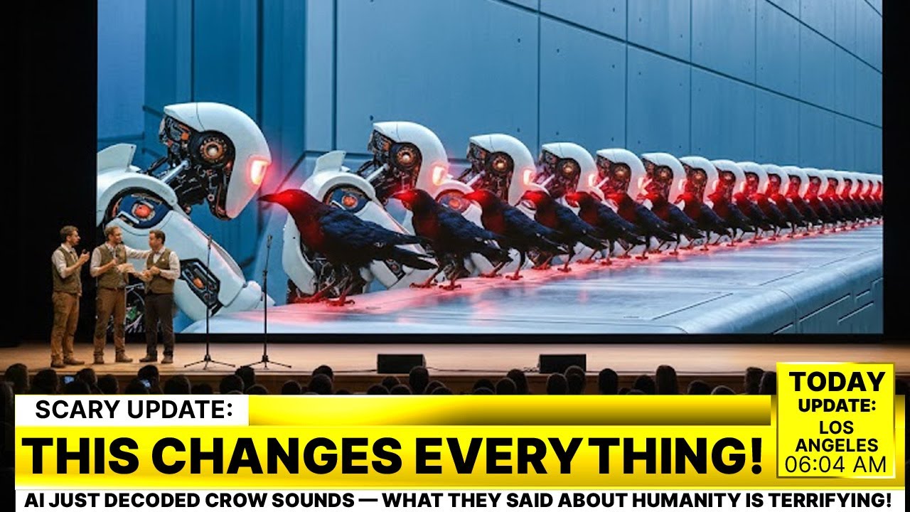 AI Just Decoded Crow Sounds — What They Said About Humanity Is Terrifying!