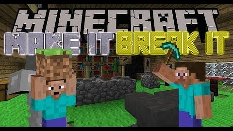 Minecraft: Make It, Break It #1 | Minecraft Puzzle Maps #11 [Levels 1-6]