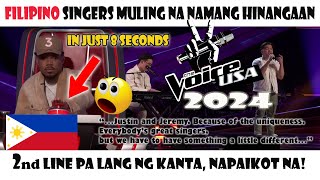 Filipino Singers | The Voice USA | Justin \u0026 Jeremy Garcia | Hinangaan Sa Kakaibang Performance!