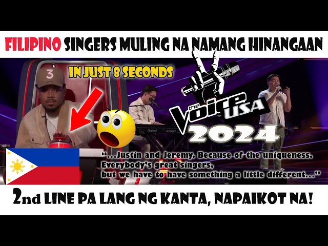 Filipino Singers | The Voice USA | Justin & Jeremy Garcia | Hinangaan Sa Kakaibang Performance! class=