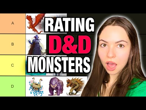 Making a Tier List of DND Monsters I want as Roommates!!