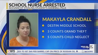 Florida school nurse arrested for allegedly stealing Adderall from students: Okaloosa Co. Sheriff’s