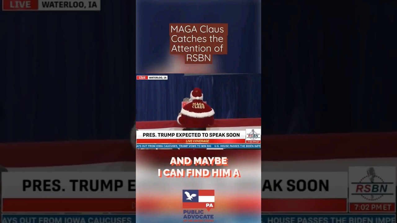 Maga Claus catches the attention of @rsbnetwork 