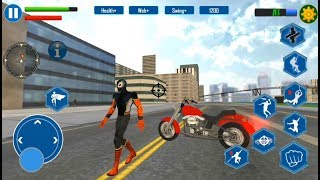 Superhero Spider Crime Simulator | Flying Spider Rope Hero City Missions - Android GamePlay screenshot 3