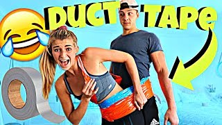 Duct Taped to my GIRLFRIEND FOR 24 HOURS