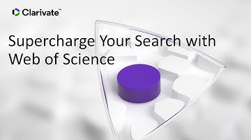 Supercharge Your Search with Web of Science