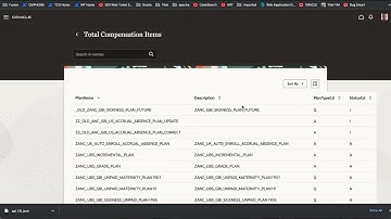Oracle VBCS : How to Sort Table
