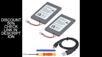 PS3 Controller Battery,1800mAh LIP1359 Replacement Battery for Sony Playstation 3 Dualshock 3 CECHZC