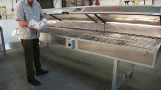 Solid Surface Thermoforming Oven Full Sheet Size ID  150 X 34