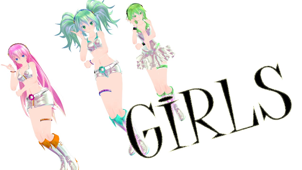 Mmd girl fart. Мику и Джефф. Naruto girls MMD. MMD girl Loser sign.