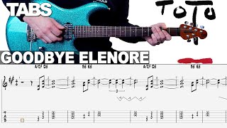 Toto - Goodbye Elenore | Guitar cover WITH TABS |