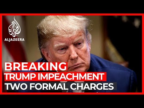 Trump impeachment: Democrats introduce two formal charges