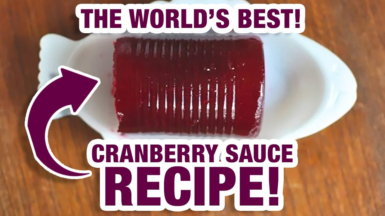 The worlds greatest Cranberry Sauce recipe ft. my Grandma YouTube