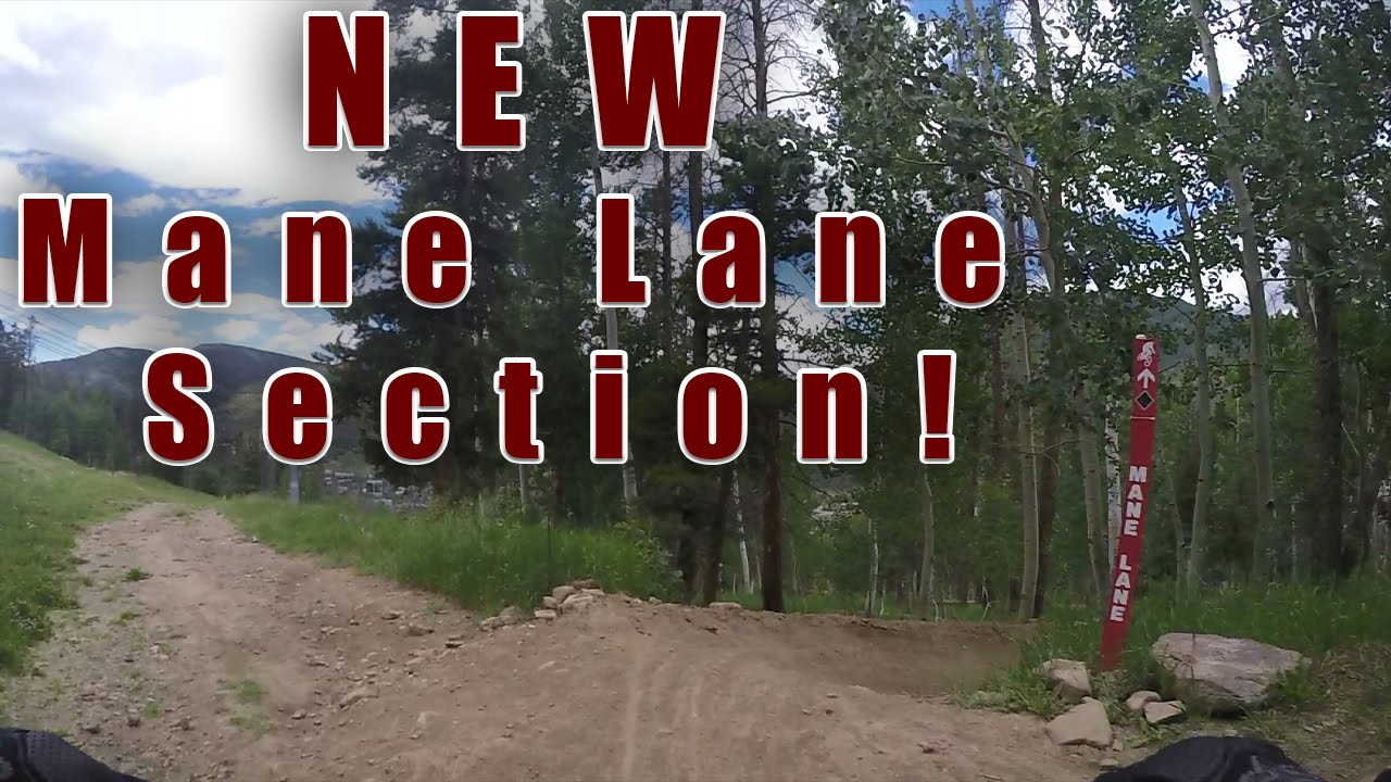 Vail Downhill Mountain Biking NEW Mane Lane section 2016 YouTube