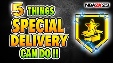 Equip SPECIAL DELIVERY badge. Here