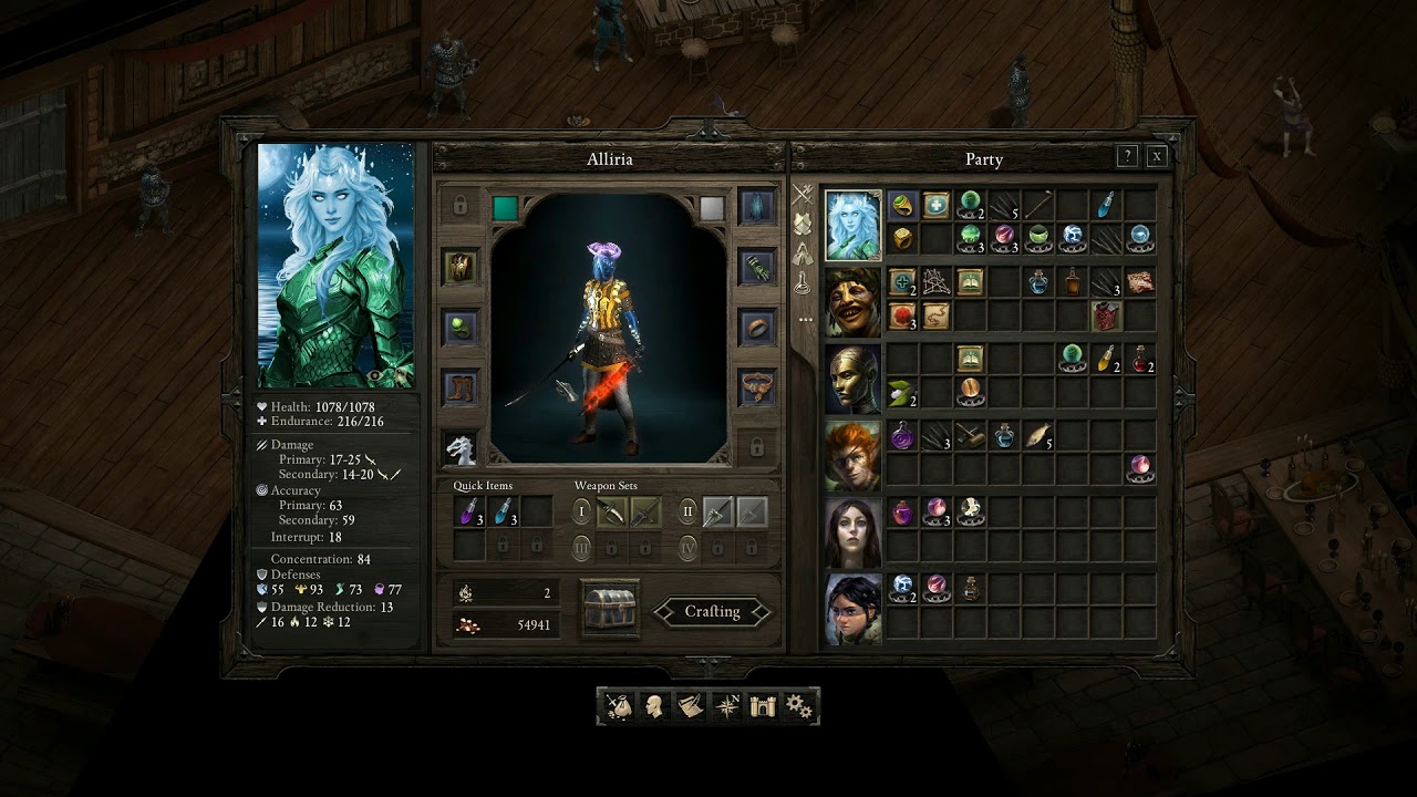Pillars of Eternity Good Playthrough in Hard (HD) Sanguine Plate