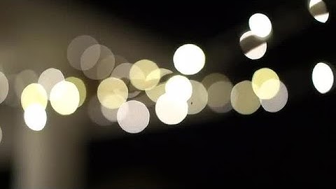 Bokeh Lights Flashing Stock Video