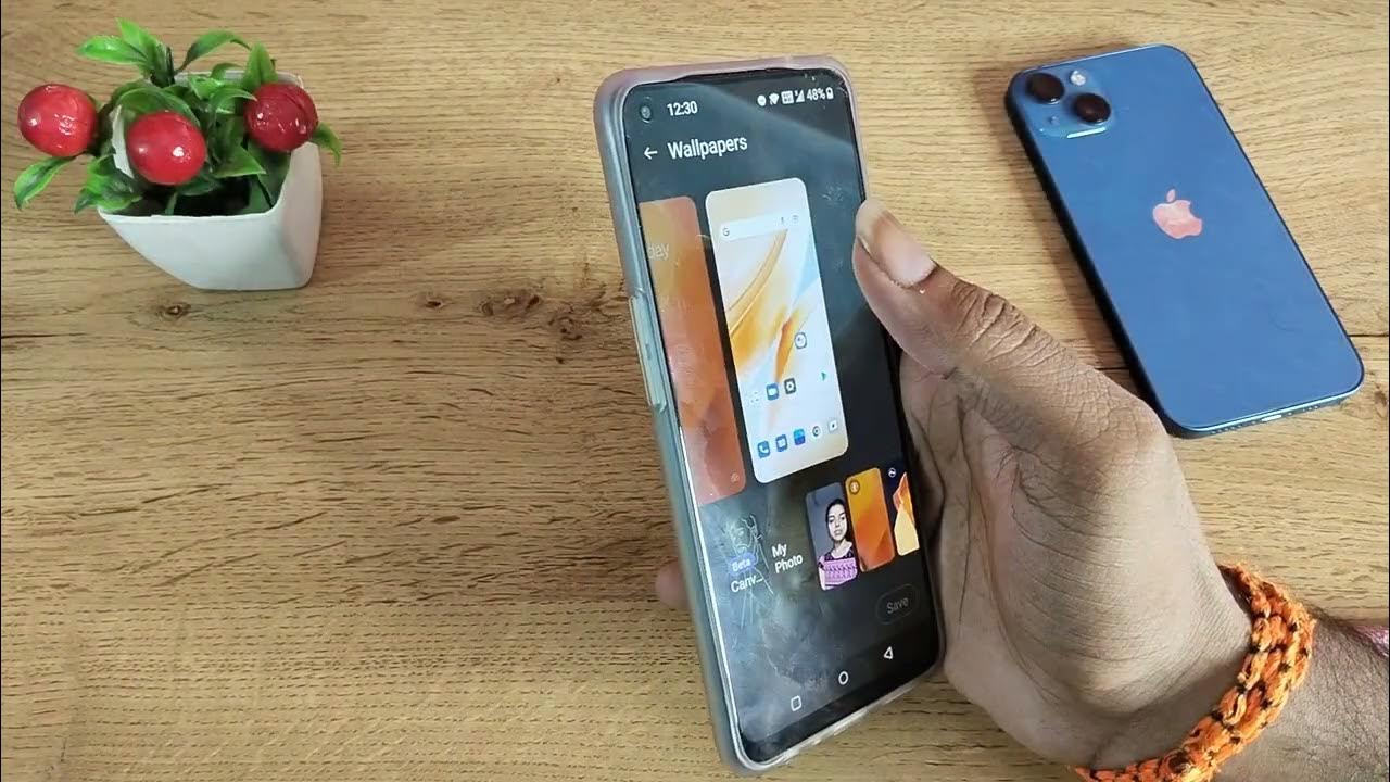 OnePlus 9R set auto change wallpaper, how to set auto change wallpaper