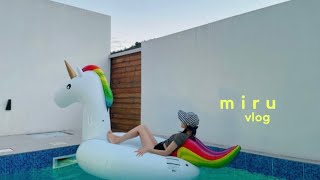 여행 vlog | 공주 화이트리 풀빌라 🏡 행복했던 가족여행, 마곡사, 카페운암 🍰🍹