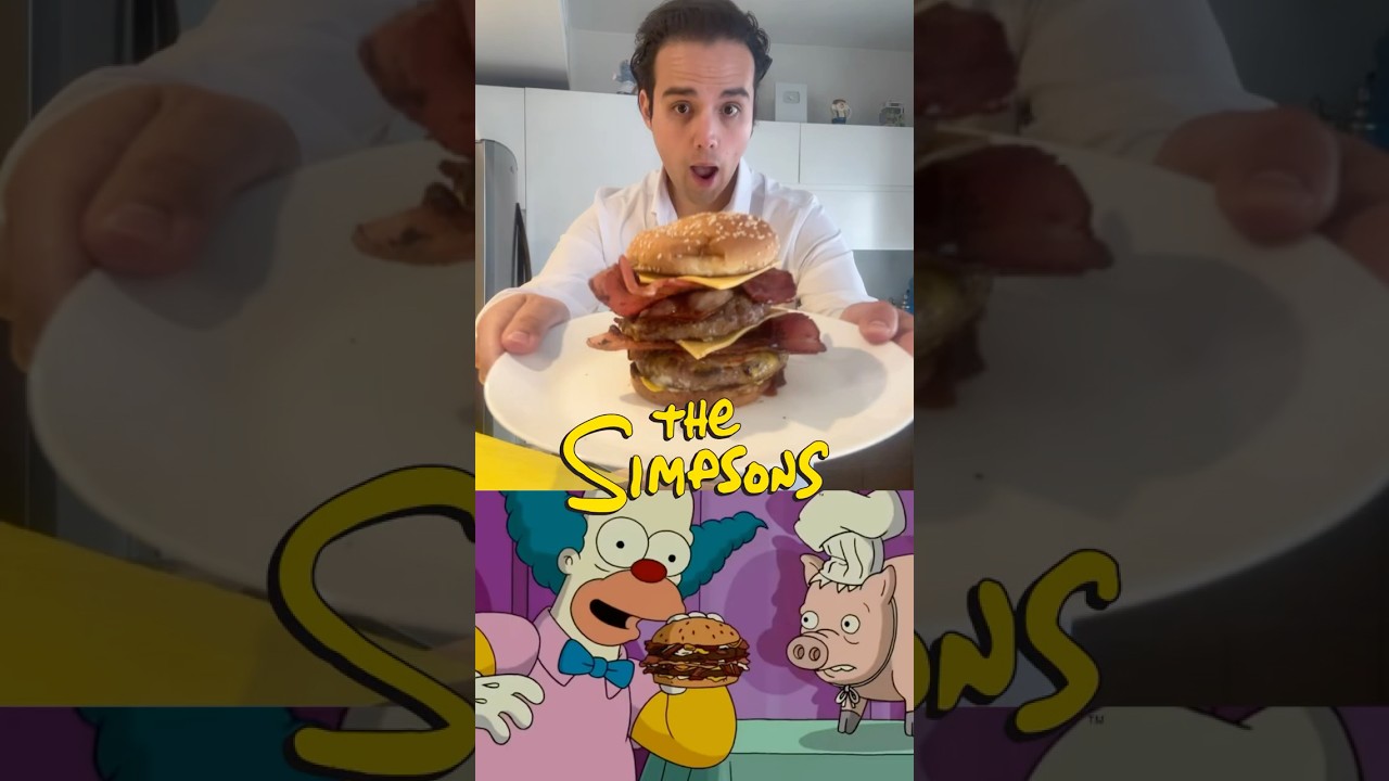 COMIENDO COMO LOS SIMPSON POR 1 DÍA