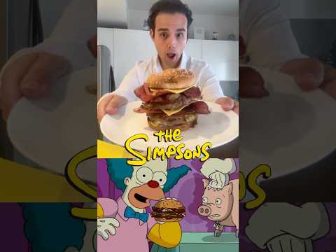COMIENDO COMO LOS SIMPSON POR 1 DÍA