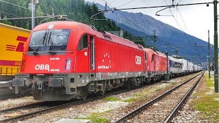 Mit 2 ÖBB Taurus 1216 und RoLa vom Brenner runter nach Wörgl !!