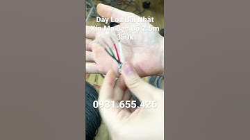 Dây Loa Bãi Nhật Xịn Mạ Bạc Chống Nhiễu Cực Hay Giá Rẻ #diy #shorts