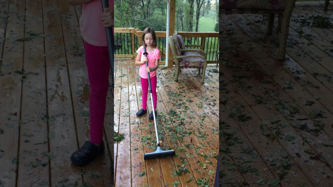 H2o At Home Rubber Bristle Broom Youtube