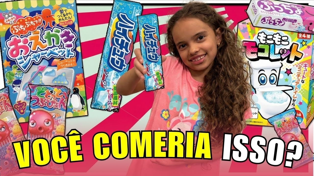 Aninha Prova Doces Japoneses Pela Primeira Vez – Reações Inesperadas!