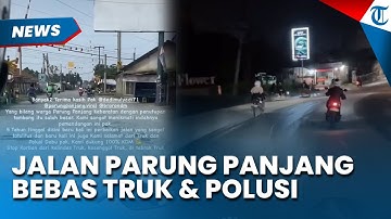 KONDISI JALANAN PARUNGPANJANG Bebas Truk Tambang dan Polusi, Wargga Dukung Kebijakan Dedi Mulyadi