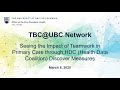 TBC@UBC Network - Impact of Teamwork in Primary Care through HDC Discover Measures
