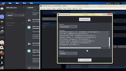 DBM GDG  Server Info Data Review (Discord Bot Maker Games Dev Group)
