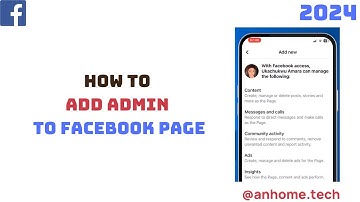 How To Add Admin On Facebook Page   Full Guide 2024